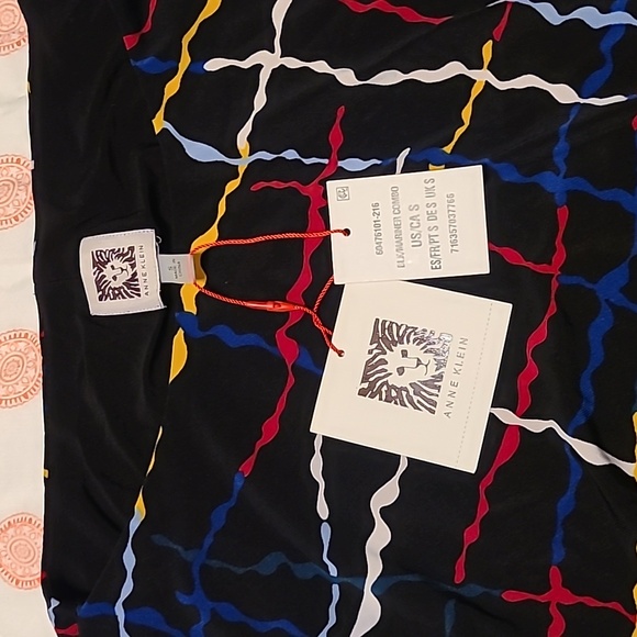 Anne Klein women's small  Faux-Wrap sleeveless knee length dress NWT - Picture 4 of 11